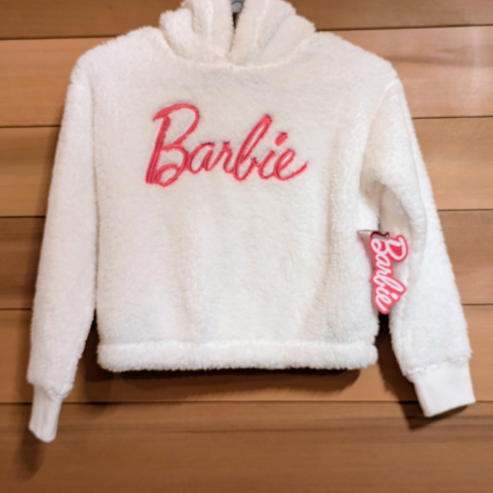 Barbie White Plush Jacket